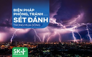Podcast: Biện pháp phòng, tránh sét đánh trong mưa dông