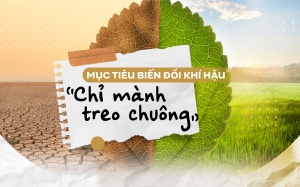 Mục tiêu biến đổi khí hậu: “Chỉ mành treo chuông”