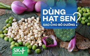 Podcast: Dùng hạt sen sao cho bổ dưỡng?