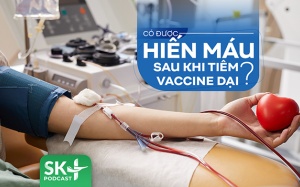 Podcast: Có được hiến máu sau khi tiêm vaccine dại?