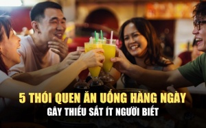 Cơ thể thiếu sắt vì 5 thói quen ăn uống hàng ngày 