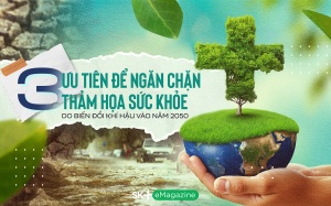 3 ưu tiên để ngăn chặn thảm họa sức khỏe do biến đổi khí hậu vào năm 2050