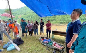 Cận cảnh công tác cứu hộ vụ sạt lở đất ở Bắc Hà, Lào Cai