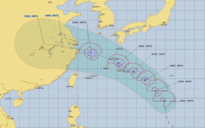 Dự báo bão Bebinca không có khả năng đến Việt Nam