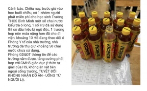 Khẩn trương điều tra vụ nghi ngờ ngộ độc sau uống nước ngọt ở Thanh Oai