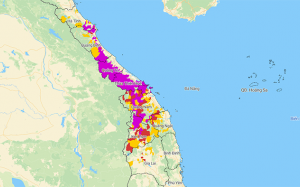 Bão TRAMI đổ bộ, nhiều khu vực ở miền Trung có nguy cơ sạt lở