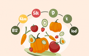 Những vi chất cần bổ sung khi thực hiện chế độ ăn chay