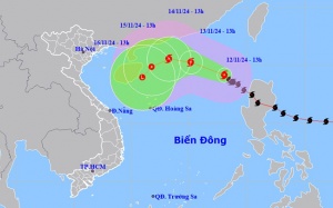 Bão Yinxing vừa tan, Biển Đông lại đón bão Toraji 