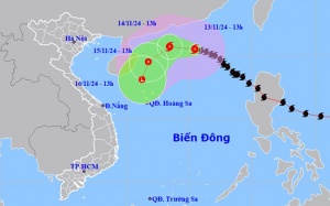 Bão số 8 đang suy yếu nhanh, có thể tan trên Biển Đông