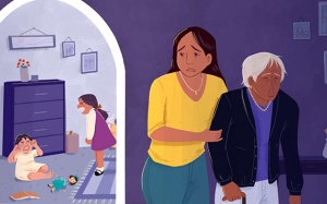 Suy giảm sức khỏe từ “trách nhiệm chăm sóc”