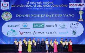 Điểm lại một số sản phẩm, doanh nghiệp đạt giải Sản phẩm Vàng vì sức khoẻ cộng đồng năm 2025