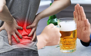 Rượu bia, “kẻ thù” của người đau lưng