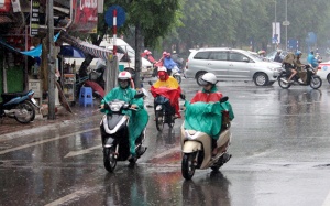 Cuối tuần thời tiết xấu nhiều nơi