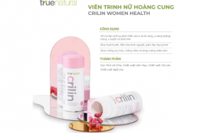 Viên trinh nữ hoàng cung Crilin women Health sai phạm trong quảng cáo