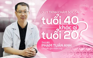Chăm sóc da tuổi 40 khác gì tuổi 20?