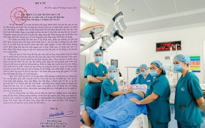 Bộ trưởng Bộ Y tế gửi thư khen ekip can thiệp tim bào thai cho sản phụ Singapore