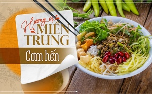 Hương vị miền Trung: Cơm hến!