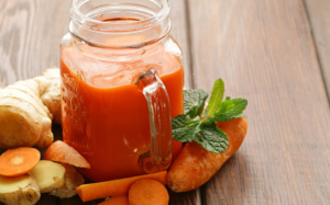 Cải thiện thể chất cùng nước ép cà rốt - gừng 