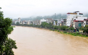 Lũ lên trên nhiều sông ở Bắc Bộ 