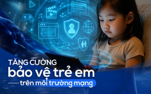 Tăng cường bảo vệ trẻ em trên môi trường mạng