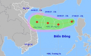 Áp thấp nhiệt đới lại xuất hiện trên Biển Đông