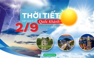 Thời tiết dịp nghỉ lễ Quốc Khánh 2/9 trên cả nước thế nào?