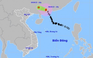 Bắc Bộ có mưa lớn do ảnh hưởng hoàn lưu bão số 7
