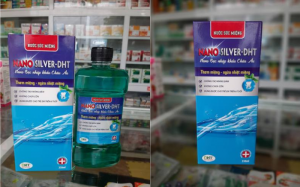 Thu hồi một lô nước súc miệng Nano silver - DHT 350ml