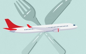 6 loại thực phẩm nên tránh khi đi máy bay