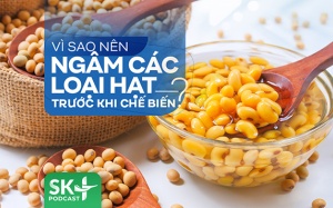 Podcast: Vì sao nên ngâm các loại hạt trước khi chế biến?
