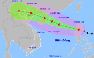 Bão Matmo vào biển Đông tối nay