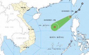 Áp thấp nhiệt đới đi vào biển Đông, Bắc Bộ vẫn lạnh