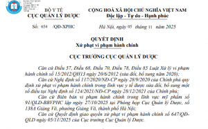 Vi phạm trong kinh doanh mỹ phẩm, Japan Connection bị phạt 75 triệu đồng