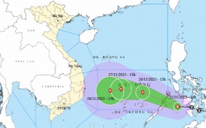 Bắc Bộ đón đợt không khí lạnh mới, bão số 15 sắp vào biển Đông