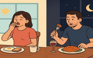 Bỏ bữa sáng, ăn tối muộn: tăng cholesterol 'xấu'