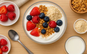 Gợi ý bữa sáng nhanh, giàu protein và chất xơ