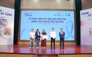 “Chạm sẻ chia, Trao hy vọng 2025”: Hỗ trợ phụ nữ tầm soát ung thư