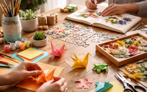 Cân bằng tâm trí nhờ hoạt động thủ công