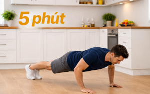 5 phút tập luyện trong bếp: Giải pháp cho người bận rộn