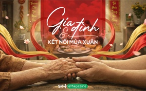 Gia đình và kết nối mùa Xuân