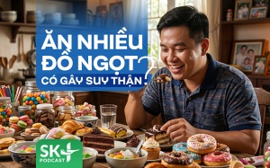 Podcast: Ăn nhiều đồ ngọt có gây suy thận?