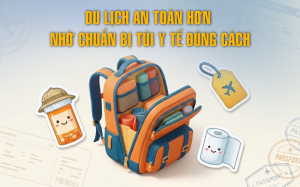 “Bỏ túi” kinh nghiệm chuẩn bị túi y tế du lịch cho gia đình 