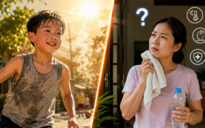 Nắng nóng, có nên tắm nhiều lần để hạ nhiệt cho trẻ?