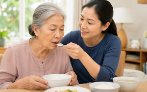 Làm sao để giảm khó nuốt, chảy nước dãi do bệnh Parkinson?