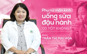 Phụ nữ mãn kinh uống sữa đậu nành có tốt không?