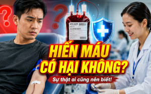 Hiến máu nhân đạo an toàn nhờ quy trình sàng lọc nghiêm ngặt