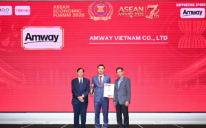 Amway Việt Nam: Top 5 Doanh nghiệp tiêu biểu ASEAN - Thương hiệu nổi tiếng ASEAN 2026