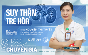 Cảnh báo tình trạng suy thận trẻ hóa