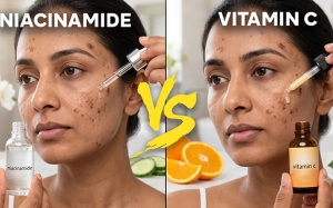 Niacinamide và vitamin C: Loại nào tốt hơn để làm mờ vết thâm, nám?