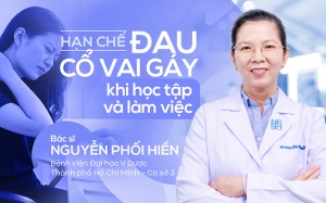 Ngồi học, làm việc thế nào để tránh đau cổ vai gáy?